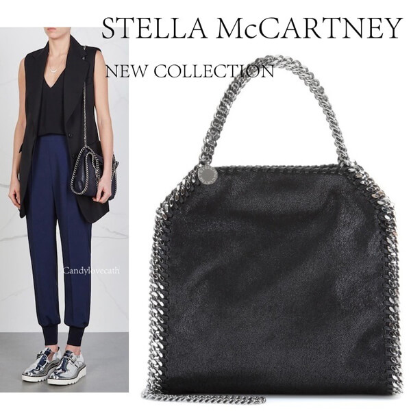 Stella McCartney ステラマッカートニー スーパーコピー 3本チェーントート 黒 234387W91321000